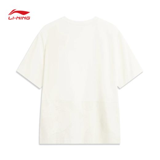 李宁运动潮流系列男女同款宽松短袖文化衫ATSV357 商品图1