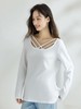 【诗铭洛可】W055前开叉上衣长袖T恤B9-1 商品缩略图2
