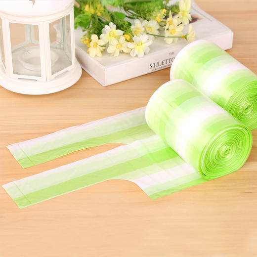 【批发】美丽雅双色1丝加厚防破背心垃圾袋 100个/卷 商品图5