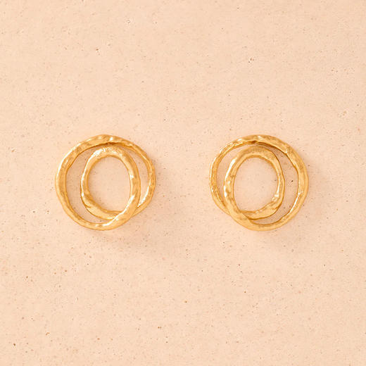 在途4周到｜Agapee-ORECCHI-环带 环绕 耳钉［法国设计师］ 商品图1