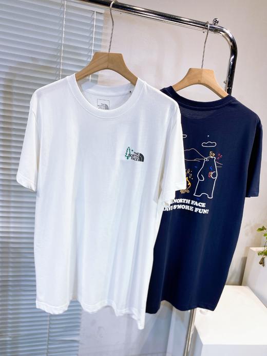 点此购买 北面夏季男女款纯棉圆领短袖T恤 qc 324354 商品图0