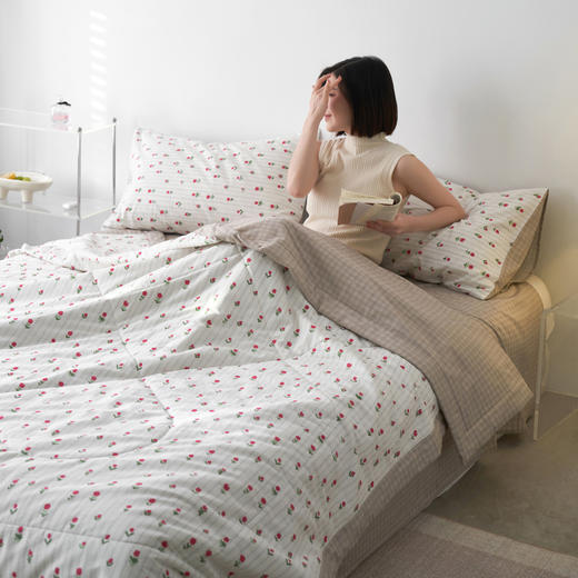 【清仓99元起】【里外全棉】全棉印花棉花夏凉被 耐磨透气可水洗夏被【不支持退换货】 商品图3