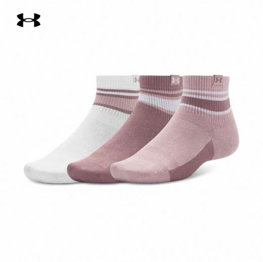 【云粉节】7楼安德玛UA Sportstyle男女情侣棉质运动休闲短袜-3双装1390131 吊牌价199元 商品图1
