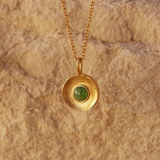 在途4周到｜Agapee-PETRUS-绿色 东陵石 吊坠 项链［法国设计师］ 商品图2