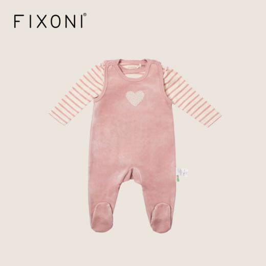 【云优选】FIXONI宝宝丝绒背带裤哈衣套装-限时清仓 商品图1
