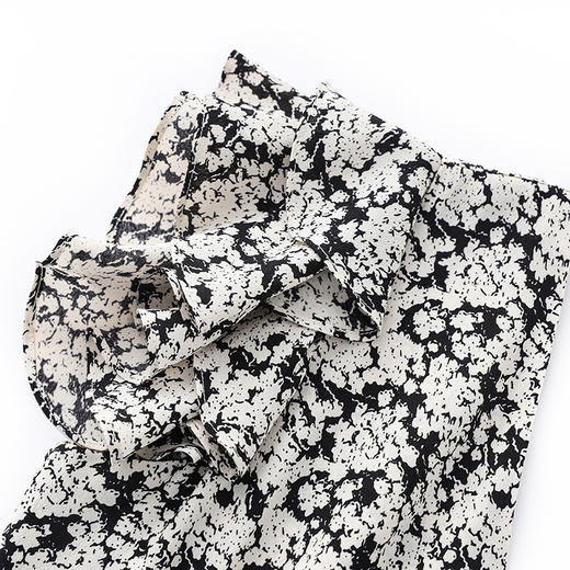 「高货wl」全新升级【铂金会员358/天猫479/差价121】(84636)洛诗琳法式清新浪漫小白花连衣裙2025夏季V领荷叶边裙子 商品图2