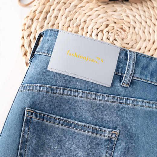 「自」全新升级【铂金会员201/天猫269/差价68】(63011)洛诗琳夏季薄款刺绣镂空微喇裤2025夏季弹力显瘦牛仔九分裤 商品图3