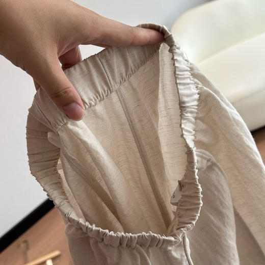 超好穿的天丝亚麻弯刀裤哈伦裤071406 商品图4