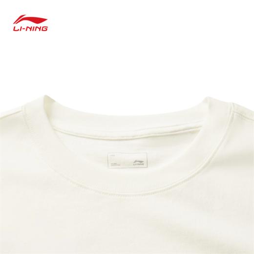 李宁运动潮流系列男女同款宽松短袖文化衫ATSV357 商品图2