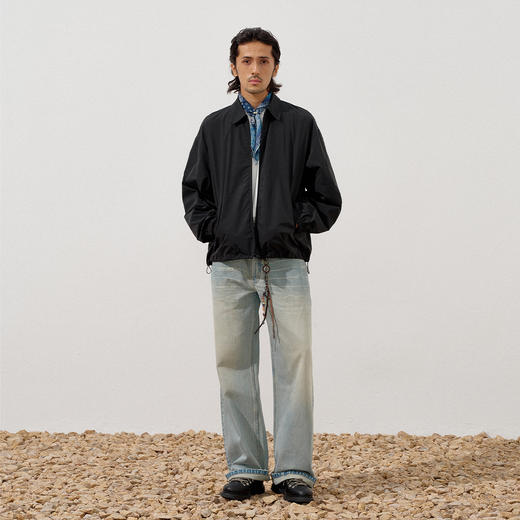 714street户外防水cleanfit翻领教练夹克男女2025秋季底特律外套 商品图3