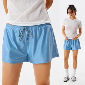 CryingCenter 彩色多抽绳松紧腰短裤女夏 哭喊中心