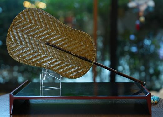 竹报平安 普陀山书院推荐手工竹扇 家居用品 商品图1