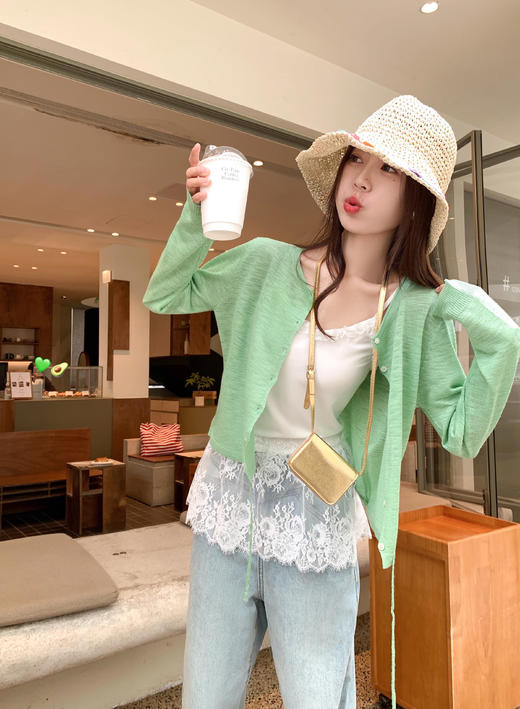 <曾小咸推荐>蕾丝边叠穿吊带背心 商品图9