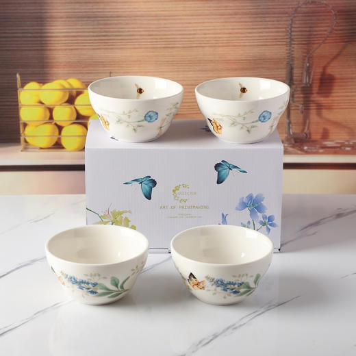 板牙专属！Butterfly·Meadow 骨瓷碗 商品图1