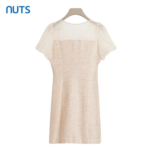 NUTS商场同款夏季短袖小清新气质拼接时尚连衣裙421101109 商品图1