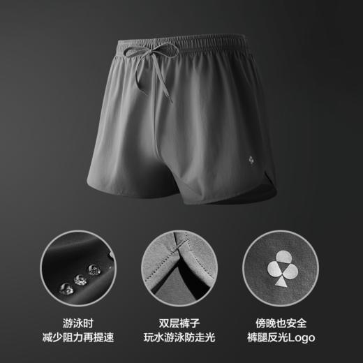 【新品上新】有棵树双层防尴尬速干男士泳裤-P1001 商品图2