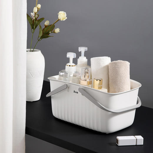 【批发】美丽雅海浪纹收纳篮 1个 商品图6