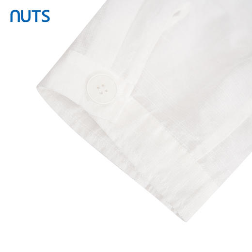 NUTS商场同款夏季白色简约通勤时尚T恤423041182 商品图4