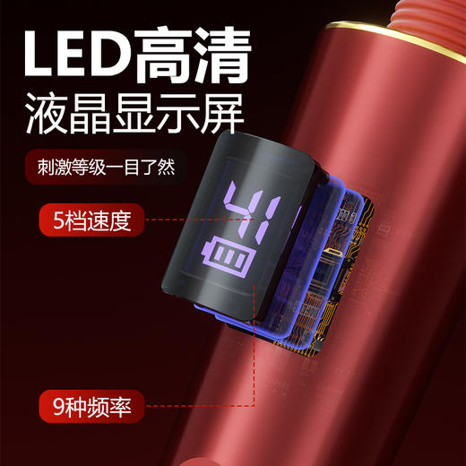 【女用器具】谜姬 心潮数显AV棒 商品图7