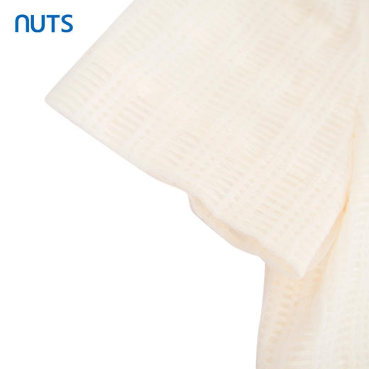 NUTS商场同款夏季圆领简约肌理感直筒短袖套头衫428013551 商品图3