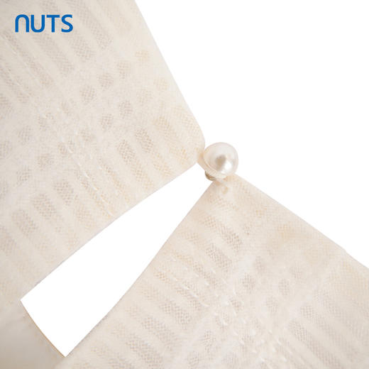 NUTS商场同款夏季圆领简约肌理感直筒短袖套头衫428013551 商品图4