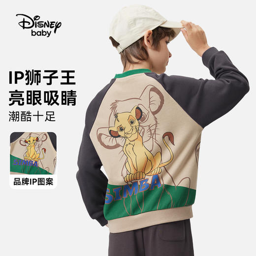 【110-160】【迪士尼】男童春秋款插肩袖卫衣 商品图9