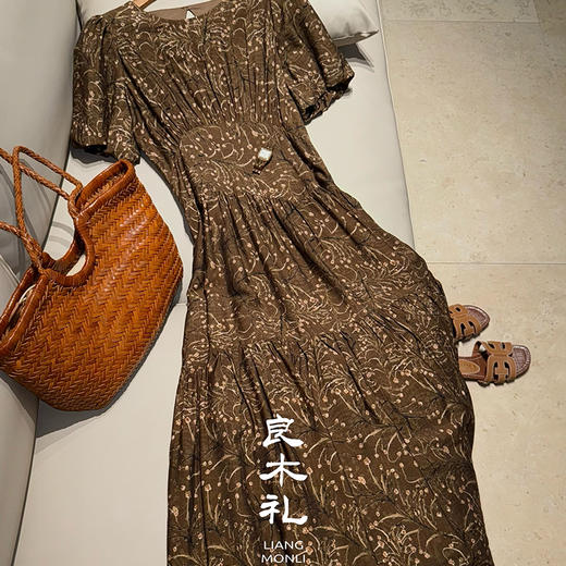 良木礼印花连衣裙（0065） 商品图4