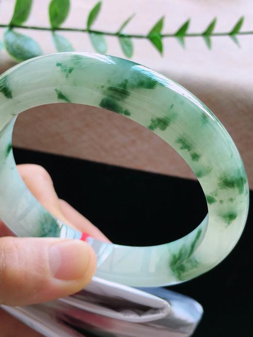 62-63圈口正圈翡翠手镯 商品图8