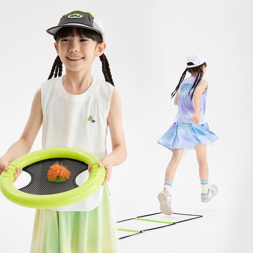 漫画家【凉感背心套装】渐变自带凉感少女运动套装 商品图3