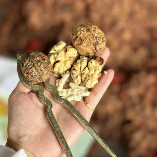 壳薄仁白 鲜嫩清甜 | 四川攀枝花老树鲜核桃 去青皮鲜核桃 新鲜应季 3斤-8斤中大果 送网兜+铁钩夹子 商品图14