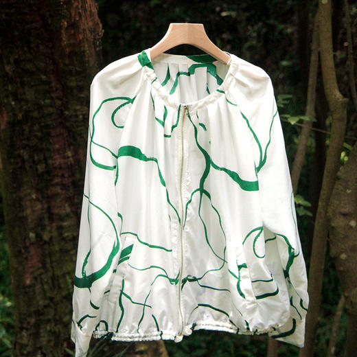 凯喜雅 解语玫瑰 真丝防晒上衣 100%桑蚕丝 商品图2