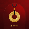 宫匠造办 十朝十美平安扣 周·龙佑平安黄金吊坠 商品缩略图0