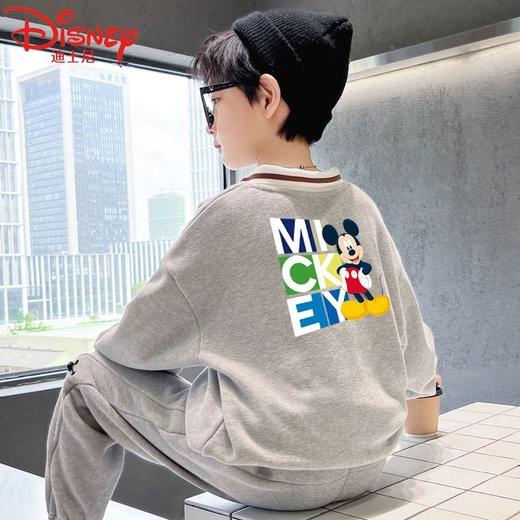 迪士尼儿童卫衣加绒一体绒炸街洋气男童打底衫秋冬装外穿加厚潮酷 商品图1