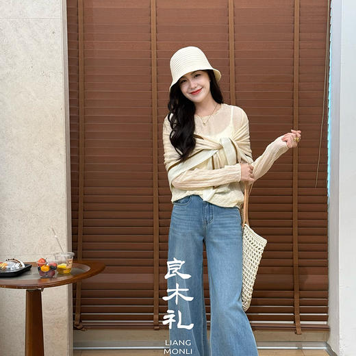 【预售7天】良木礼打褶真丝小衫（5527） 商品图2