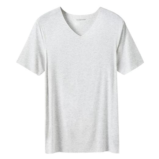 SCHIESSER/舒雅男士V领超细莫代尔短袖随型裁短袖95/0348M 商品图8