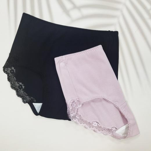 【罗纹针织莫代尔蚕丝里裆】SCHIESSER德国舒雅女士棉螺纹织法莫代尔中腰平角裤30/25789T 商品图1