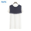 NUTS商场同款夏季简约气质海军领T恤短袖连衣裙429101351 商品缩略图1