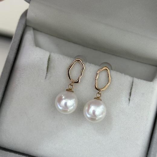 8.5mm-9mmakoya珍珠耳坠 商品图1