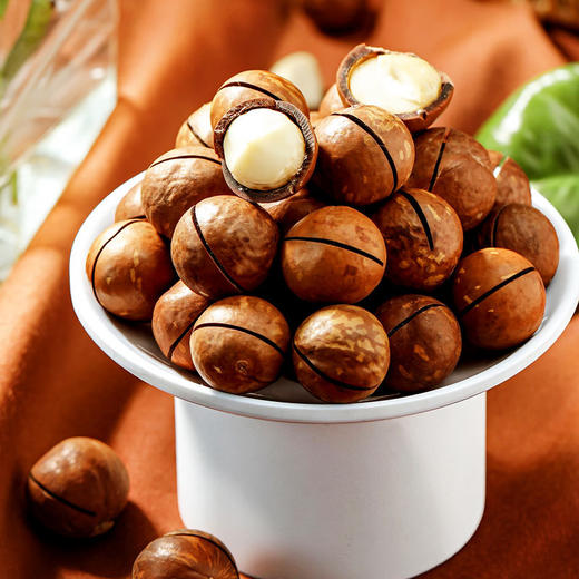 送开果器！【诱人奶白果仁，酥脆爽囗~】送开果器！夏威夷果 干果坚果炒货袋装 网红零食年货下午茶-QA 商品图0