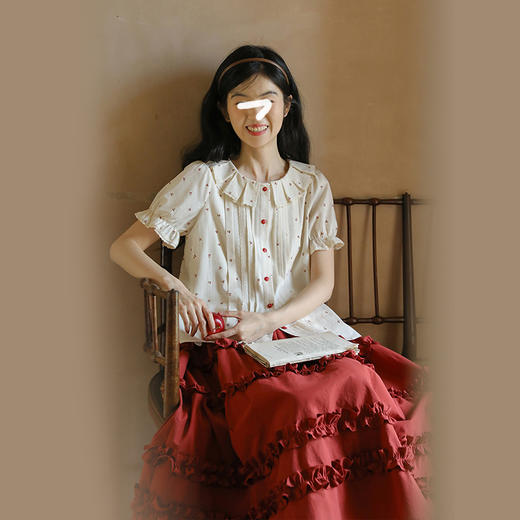 裁缝学苑AQ501钢琴褶设计感工字褶领衬衫纸样女复古棉麻上衣 商品图3