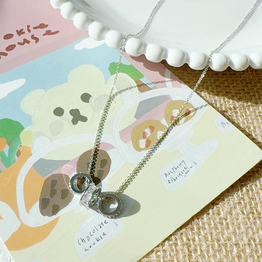 简约潮流三环项链纪念日百货门店同款162697040 商品图3