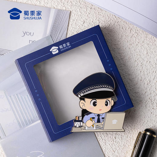 【实付满199送钥匙扣】【因公致秃J察冰箱贴】蜀黍元素冰箱贴创意日用锌合金磁吸贴礼盒装 商品图9