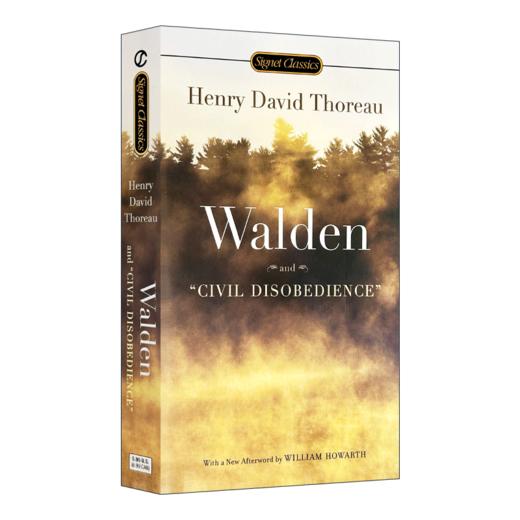 瓦尔登湖英文版 Walden and Civil Disobedience 英文原版书 论公民的不服从义务 经典名著 梭罗作品 现货正版进口书籍 商品图1