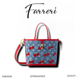 驴家M14997购物袋bb 樱桃手袋