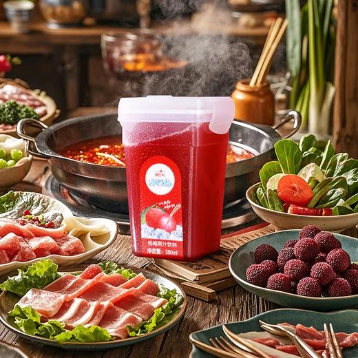扬百利仙居杨梅汁 380ml*6杯 商品图4