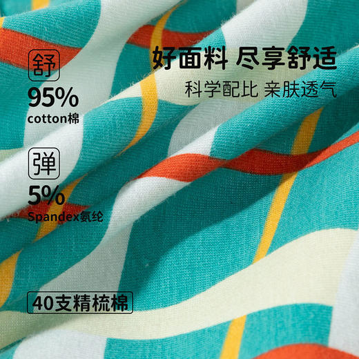 贝贝怡春夏薄款柔软透气平角内裤男童棉弹不夹PP四角裤（4件装）ZB5EP015 商品图4