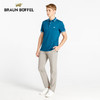 BRAUN BUFFEL/布兰施男士商务拼色翻领男装短袖T恤保罗polo衫男 商品缩略图2