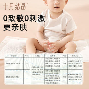 十月结晶婴儿一次性隔尿垫160片33*45cm透气防水婴儿尿垫护理垫 熊猫宝宝 商品图2
