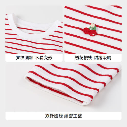 女童圆领长袖针织衫秋季新款安奈儿童装TG531615 商品图4