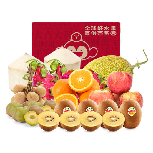 【佘山艾美】百果园果甜瓜香水果礼盒288（卡券、水果礼盒） 商品图1